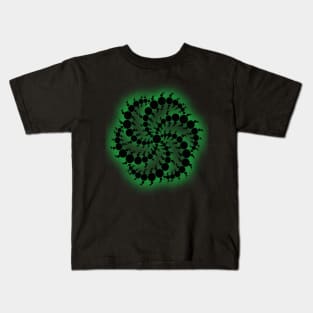 Fractal Alien Spiral Kids T-Shirt